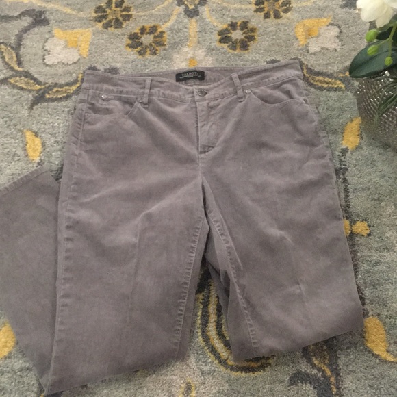 Talbots Flawless Corduroy Gray Pants - Picture 3 of 4
